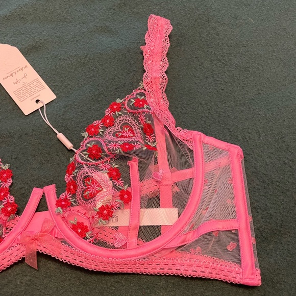 For Love and Lemons Whimsical Garden Underwire Bra - Picture 4 of 14